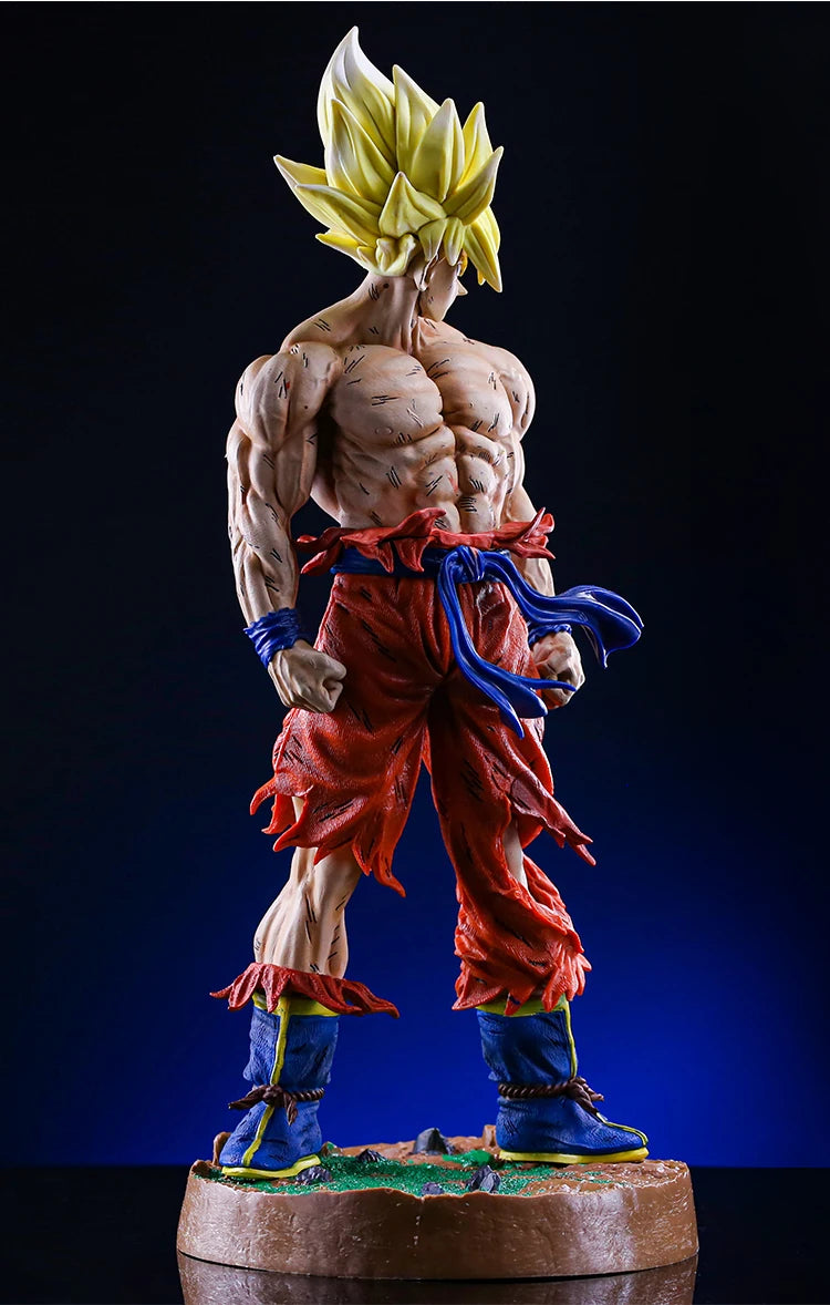43cm Dragon Ball Z Son Goku Figure GK Super Saiyan Son Goku Action Figure PVC Vegeta Collection Statue Model Figurine Toys-EXPROTAS