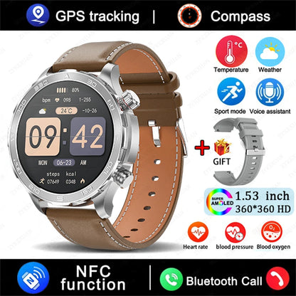 2025 Huawei Smart Watch Bluetooth Call AMOLED GPS NFC Waterproof Sports Men Women