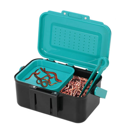 Fishing Lure Box Double Sided Tackle Storage Case with Compartments