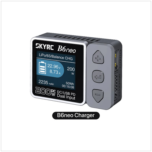 SkyRC B6 neo Smart LiPo Balance Charger DC 200W PD 80W 6S Charger Discharger (SK-100198)