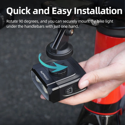 Cyclami Bike Light 1100 Lumens Headlight 2000mAh for Bicycle Night Riding