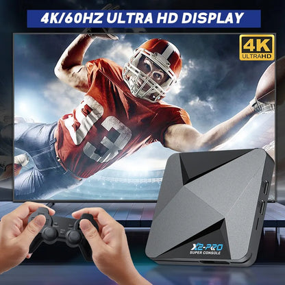 KINHANK Retro Video Game Console Super Console X2 Pro with 90000 Video Games for PS1/DC/MAME/SS with Gamepad Kid Gift Game Box-EXPROTAS