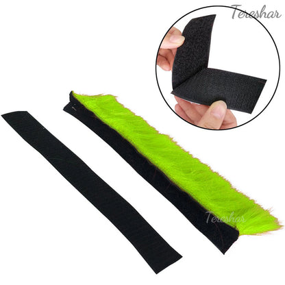 Helmet Mohawk Hair Patches Skinhead Adhesive Wig for Motorcycle Costume