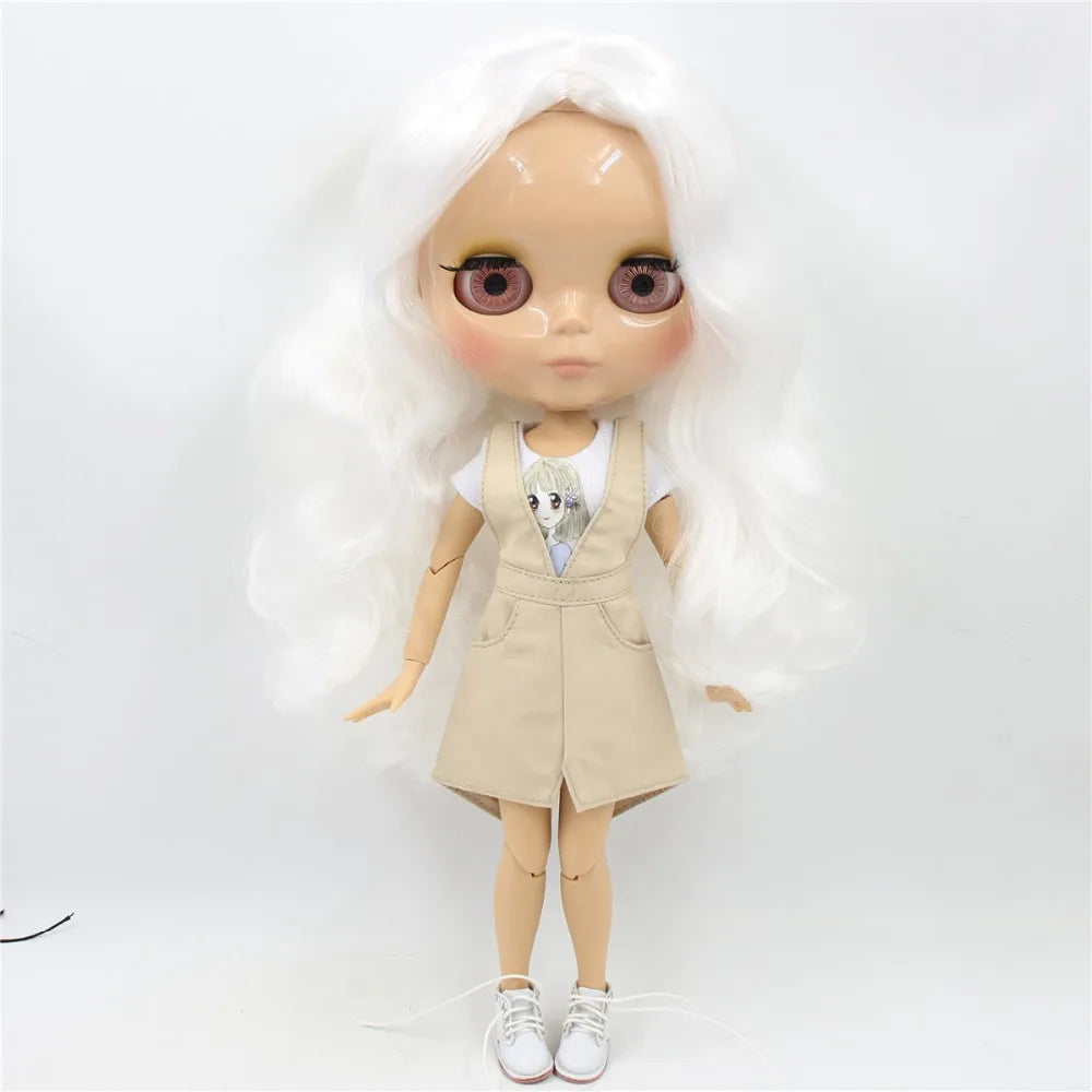 ICY DBS Blyth doll 1/6 bjd tan skin joint body shiny face 30cm toy girls gift-EXPROTAS