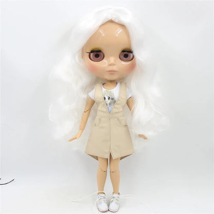 ICY DBS Blyth doll 1/6 bjd tan skin joint body shiny face 30cm toy girls gift-EXPROTAS