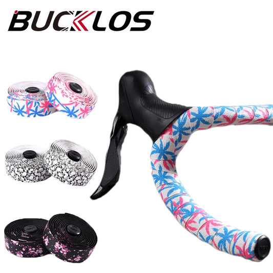 Road Bike Handlebar Tape BUCKLOS Cushioned Comfort Summer Bar Wrap