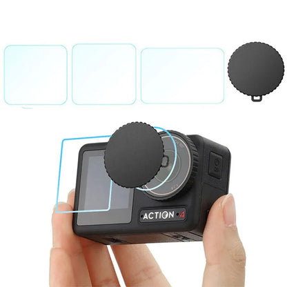 Glass Lens Protector for DJI Osmo Action 4 Tempered Film Accessories