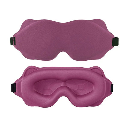 3D Block Out Light Eye Mask Soft Padded Sleep Cover for Travel