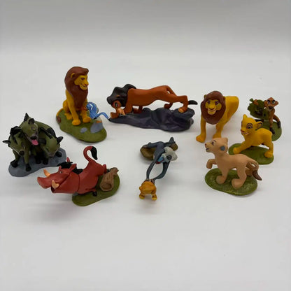 9pcs Lion King Animal PVC Figure Set Collectible Models