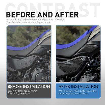For Yamaha Tenere 700 Tank Pad Knee Grip Protector Decal Set 2025