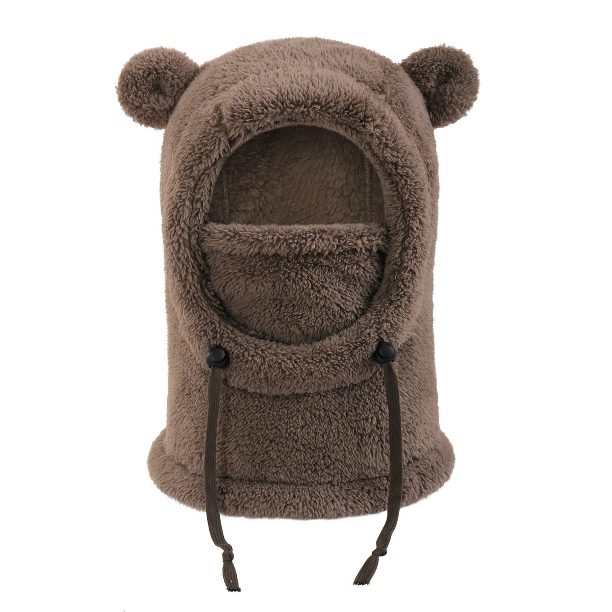 Warm Winter Hats for Kids 3-14 Years with Plush Scarf Boys Girls