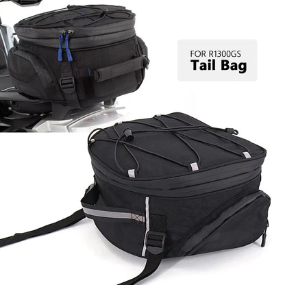 Motorcycle Tail Bag Black Waterproof 1300GS R1300 Rear Seat Luggage