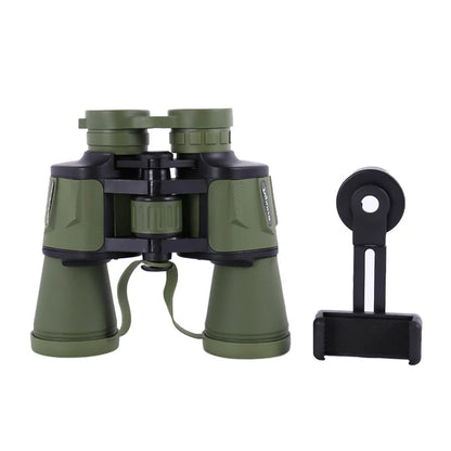 20x50 Binoculars FMC Coated BAK4 Prism IPX4 Waterproof Camping Hunting Hiking