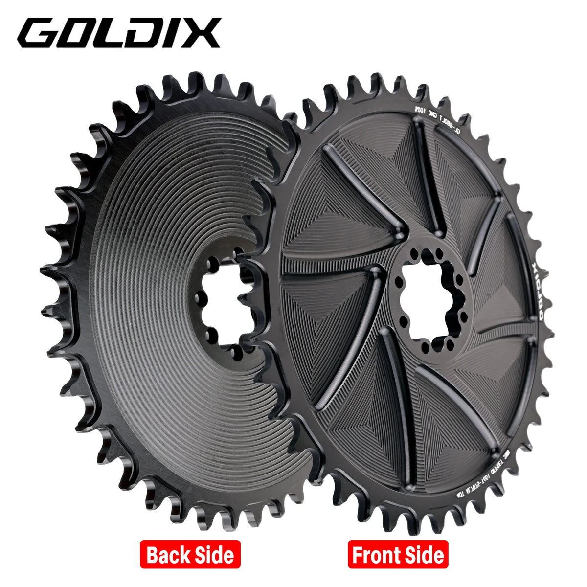 Narrow Wide Chainring 3mm Offset Goldix Direct Mount for 8Bolt Crankset