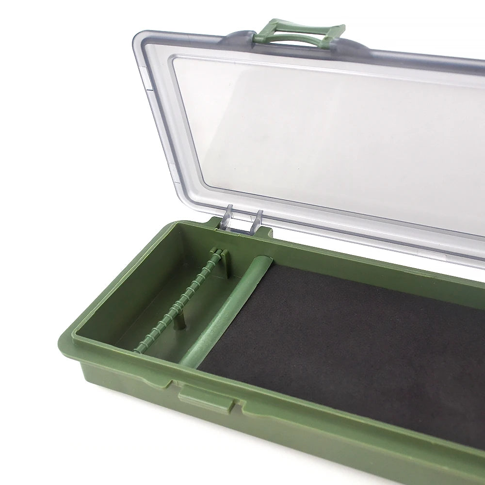 Hirisi Carp Fishing Tackle Box Hair Rig Board with Pins Rig Wallet Storage Case