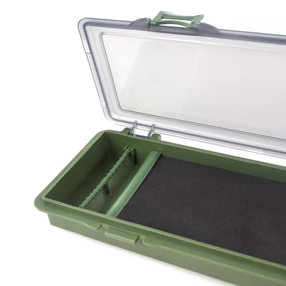Hirisi Carp Fishing Tackle Box Hair Rig Board with Pins Rig Wallet Storage Case