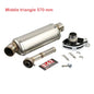 38-51MM Universal yoshimura Motorcycle Exhaust Muffler Pipe Escape For BMW Yamaha Kawasaki-EXPROTAS