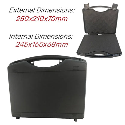 Multifunctional Portable Plastic Toolbox, Notebook Protective Storage for Outdoor Equipment