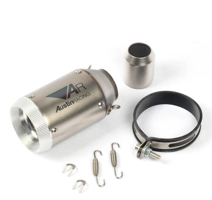 51mm Universal Slip On Motorcycle GP Exhaust CNC Carbon Fiber Escape Muffler For Kawasaki Z900 FZ6 RC390 S1000XR-EXPROTAS