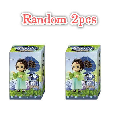 Blind Box Demon Slayer Figures Tanjiro Nezuko Kamado Anime Collectibles
