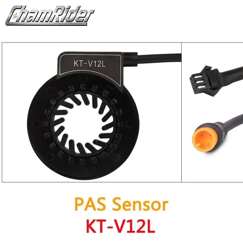 ChamRider KT PAS Pedal Assist Sensor V12L D12L BZ‑4/10C Dual Hall 12‑Signal