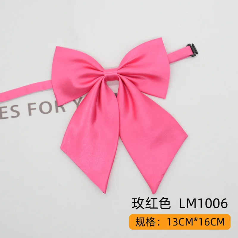 Women Butterfly Bow Ties Solid Silk Necktie Formal Accessory for Events