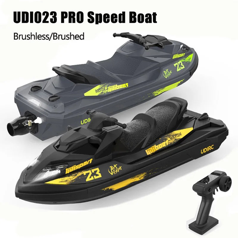 UDI023 RC Speedboat 2.4G Jet Spray RC Boat Remote Control Ship Waterproof Self-Righting LED Lights RTR High-Speed Models Toys-EXPROTAS
