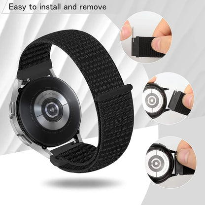 20mm 22mm Nylon Strap for Garmin Forerunner Venu Vivoactive Watch Band