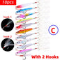 10Pcs Super Quatity Metal Casting Jig 7g-10g-14g-21g-28g-40g Shore Drag Cast Jigging Spoon Fishing Lure Artificial Bait Tackle