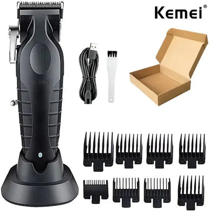 Kemei Professional Hair Clipper Trimmer Cordless Electric Beard Shaver
