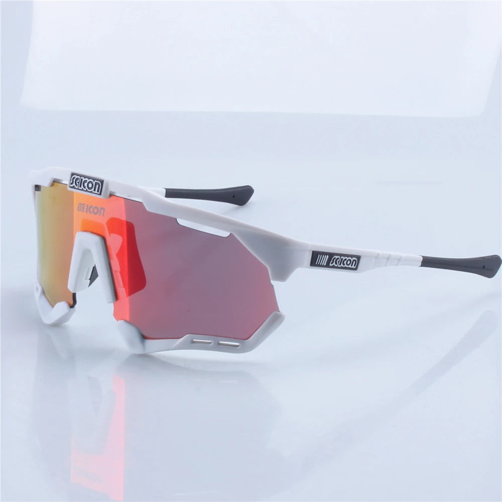 SCICON UV400 Cycling Sunglasses, Men's & Women's MTB & Road Bike Sports Goggles