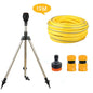 Stainless Steel Tripod Garden Sprinkler Automatic Rotating Irrigation System 10m