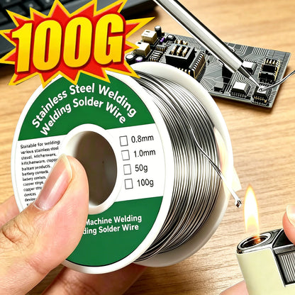 Easy Melt Solder 20g 50g 100g Low Temp Welding Rods Silver Wire Universal