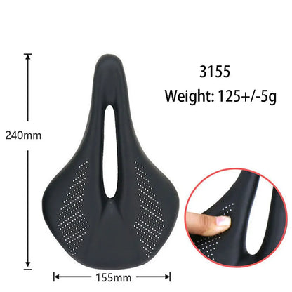 ELITA ONE Carbon Saddle MTB/Road Bike saddle Super Light Leather Carbon Cushions 96g-EXPROTAS