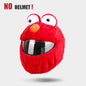 Protection Headgear Cover Plush Helmet for Motorcycle Full Face Cartoon