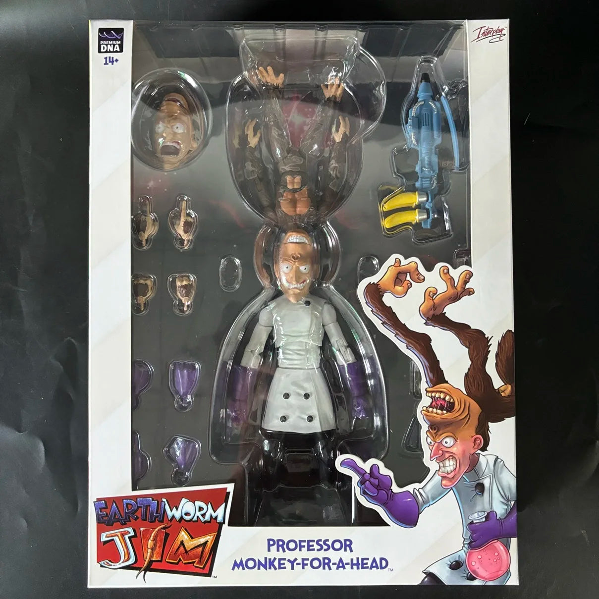 PDNA 1/12 Earthworm Jim Professor Monkey Psy Crow bob the killer Action Figure Collectible Toy Gift-EXPROTAS