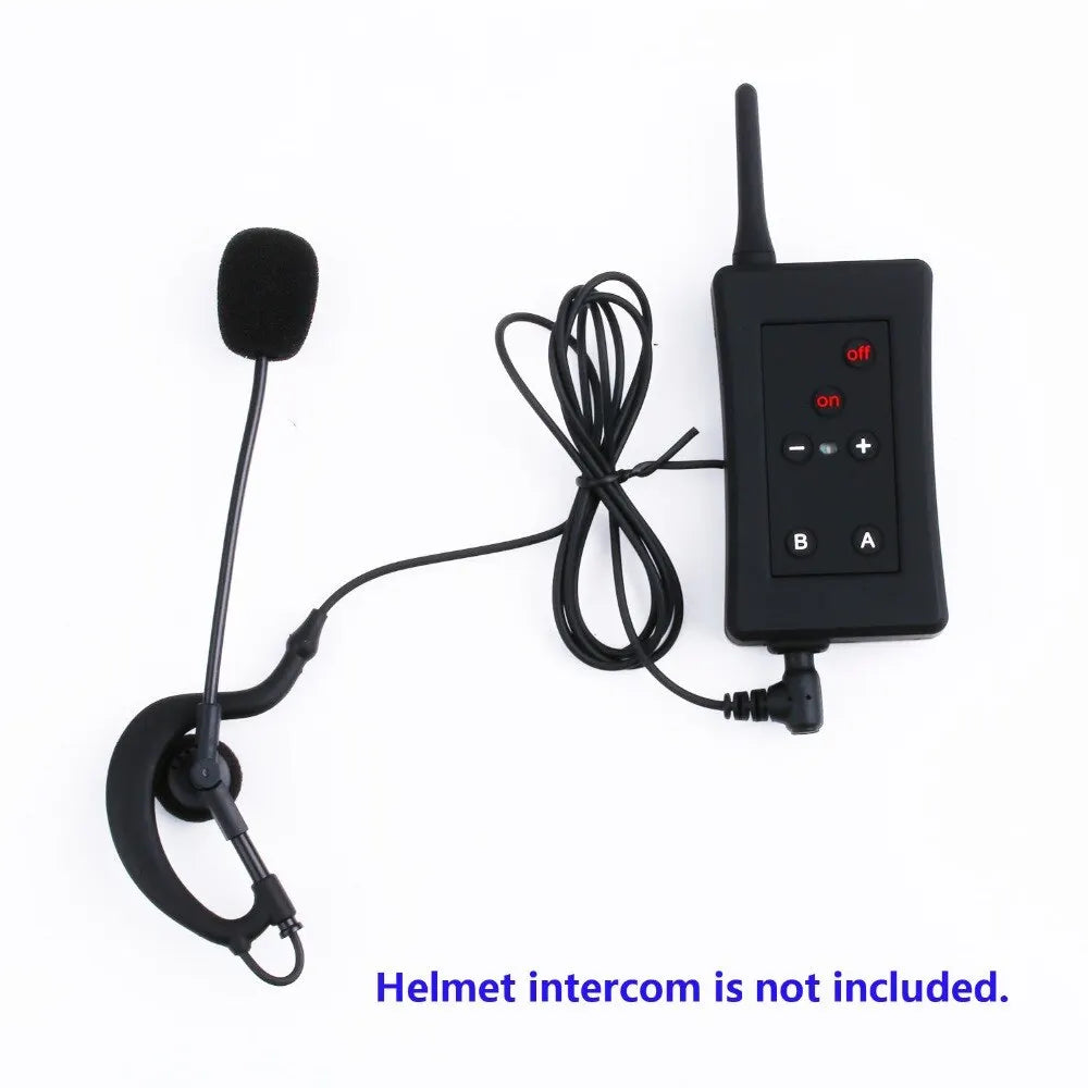 EJEAS V6 V6C V4C 3.5mm Full Duplex Referee Intercom Headset Mic