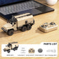 Mini Remote Excavator 1/64 Scale RC Control Model Toy for Boys Adults
