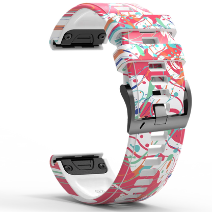 Silicone Strap for Garmin Fenix 7X 8 6X 5X 26mm 22mm Watch Band
