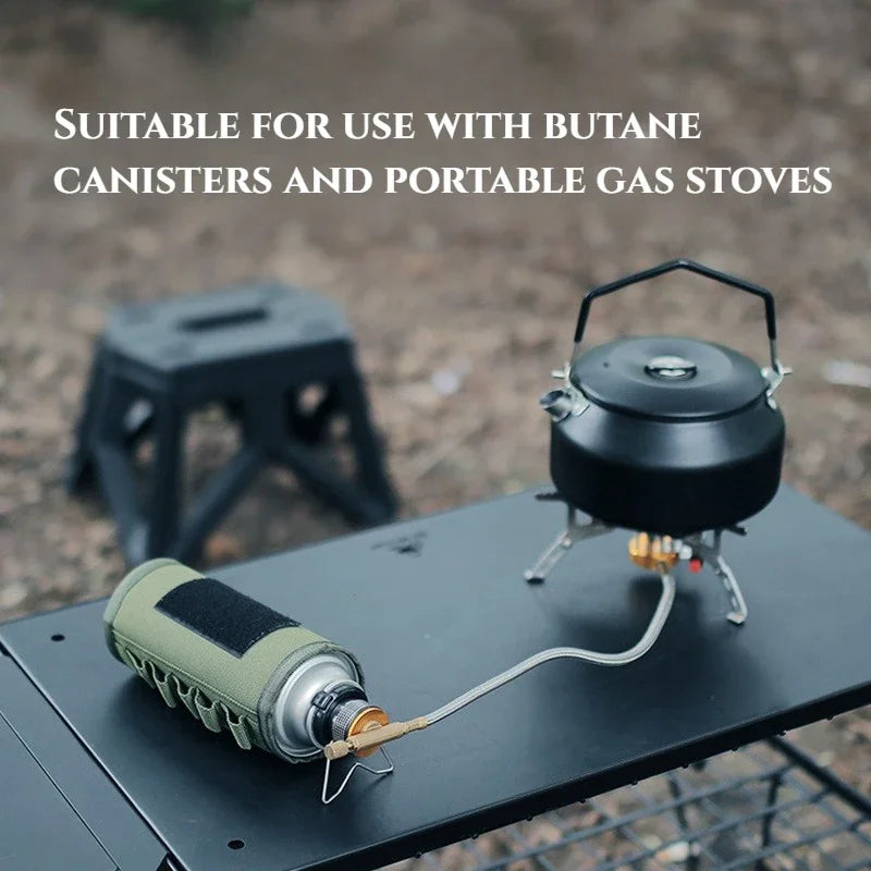 Camping Stove Adapter Butane Gas Connector Tank Valve Converter for Canisters