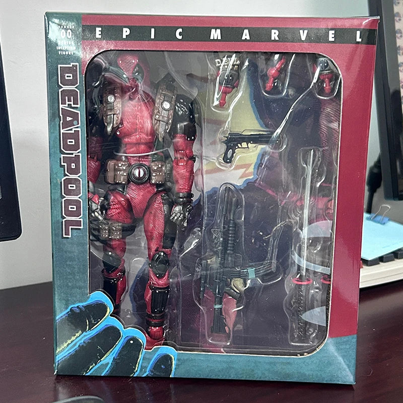 Yamaguchi Revoltech EPIC Deadpool Action Figure Ultimate X-Men Deadpool Super Hero Figure Toys Collectible Model Doll Gifts-EXPROTAS