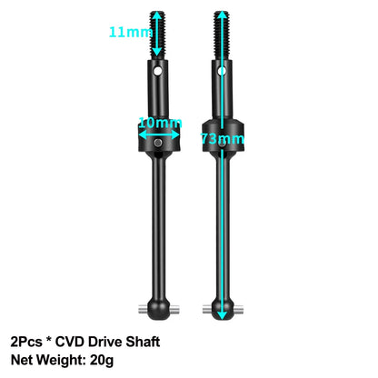 Drive Shaft Battery Upgrade Parts for Tamiya TT02 RC Car Suspension