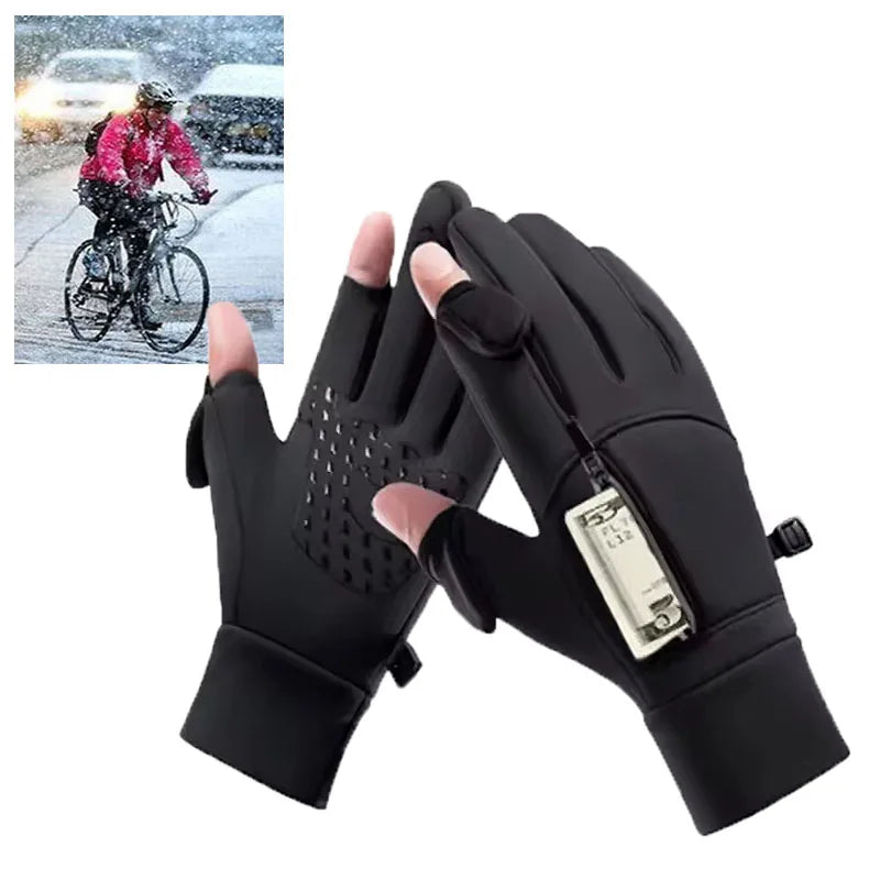 Winter Touch Screen Gloves Thermal Waterproof Windproof for Men Women
