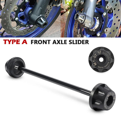 For  Front Rear Axle Crash Sliders for Yamaha MT-07 FZ-07 XSR700 2014-2024