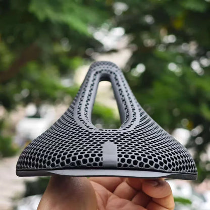 GOLDIX Ultralight 3D Printed Saddle Carbon Base TPU Breathable Seat for MTB Bike