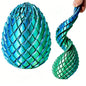 3D Printed Dragon Egg Stress Relief Fidget Desk Ornament Deformable Twist