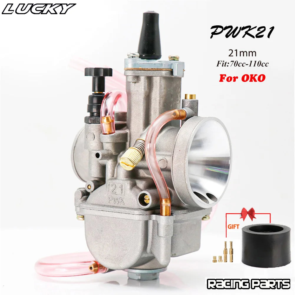 PWK Power Jet Carburetor 21-34mm for 2T 4T Dirt Bike Pit Bike ATV Scooter