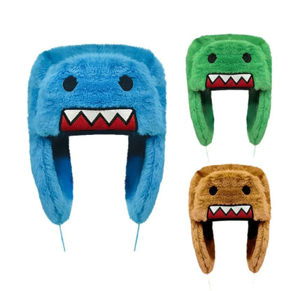 Winter Warm Sprint Hat for Kids Boys Girls Cartoon Anime Brown Ushanka