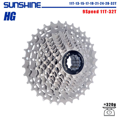 SUNSHINE 8-12 Speed Cassette Freewheel HG Sprocket 32/36/40T for Shimano SRAM