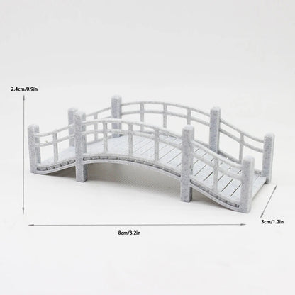 1PC Figurine Fairy Garden Miniature Bridge Ornament for Room Decoration